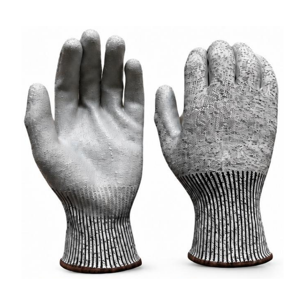 HP01 13G HPPE PU Coated Cut-Resistant Gloves
