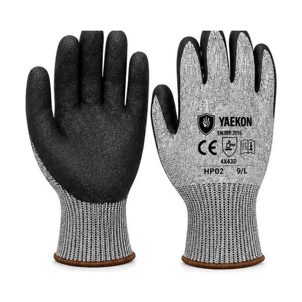 HP02 13G Sandy Nitrile Cut-Resistant Gloves