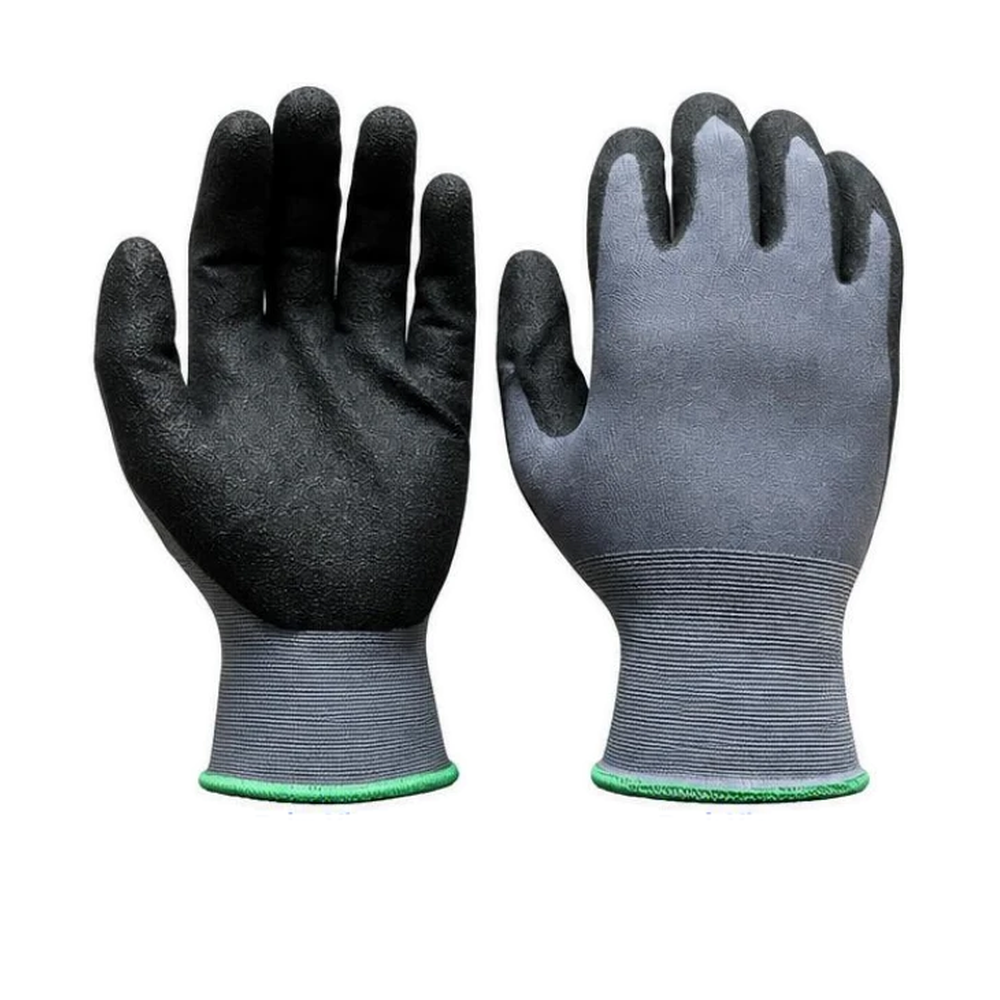 NX02 15G Sandy Nitrile Coated Gloves