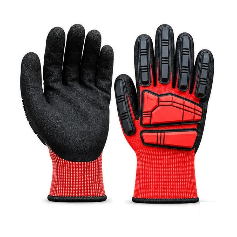 TPR04 HPPE Glass Fiber TPR Impact Gloves